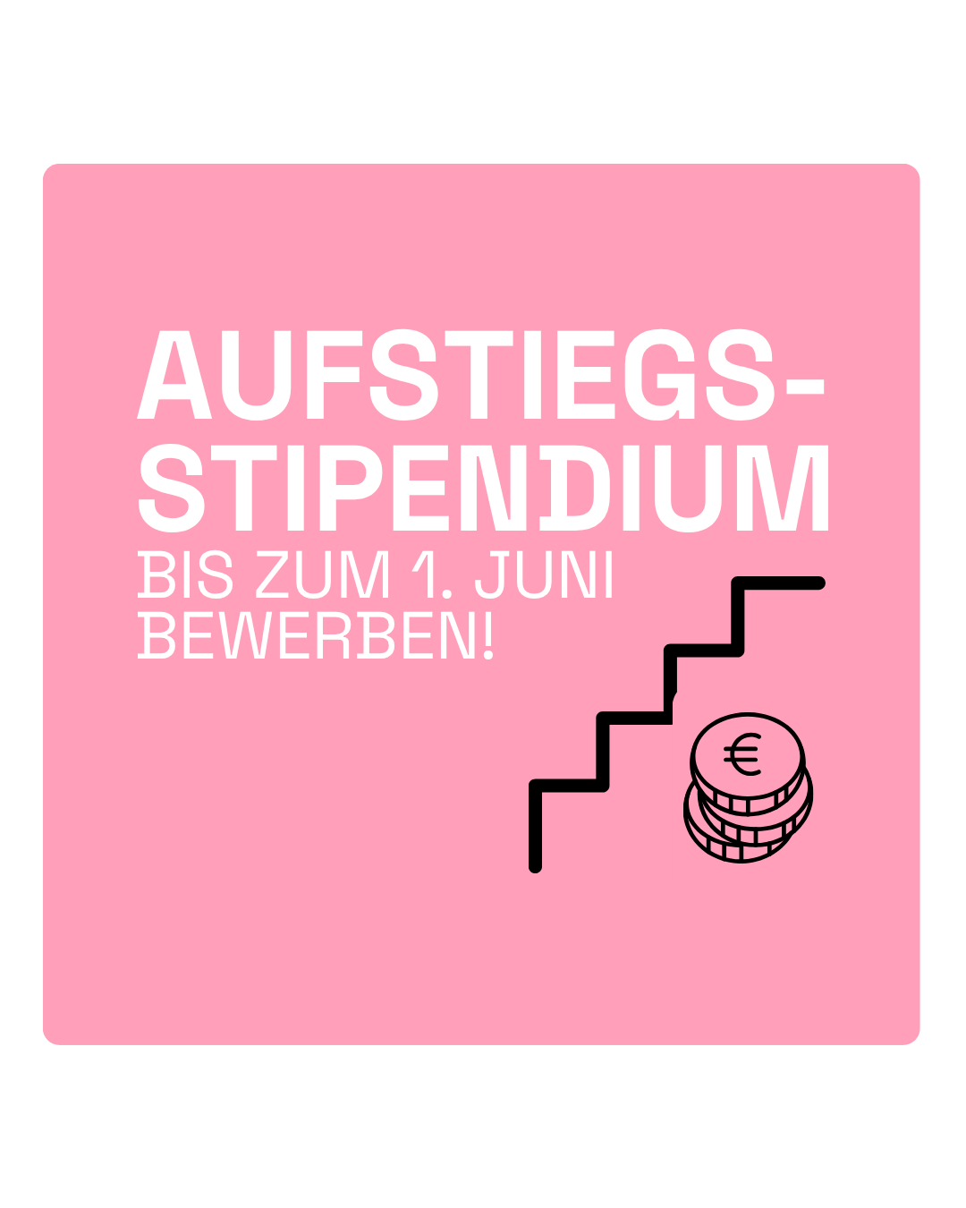 Apply for the advancement scholarship now until 01 June 2026!