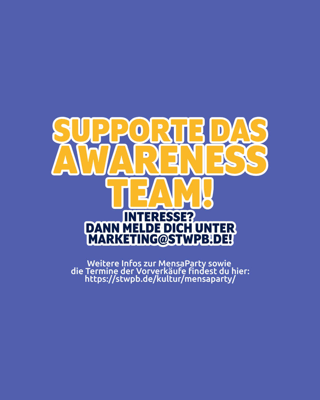 Awareness-Team MensaParty