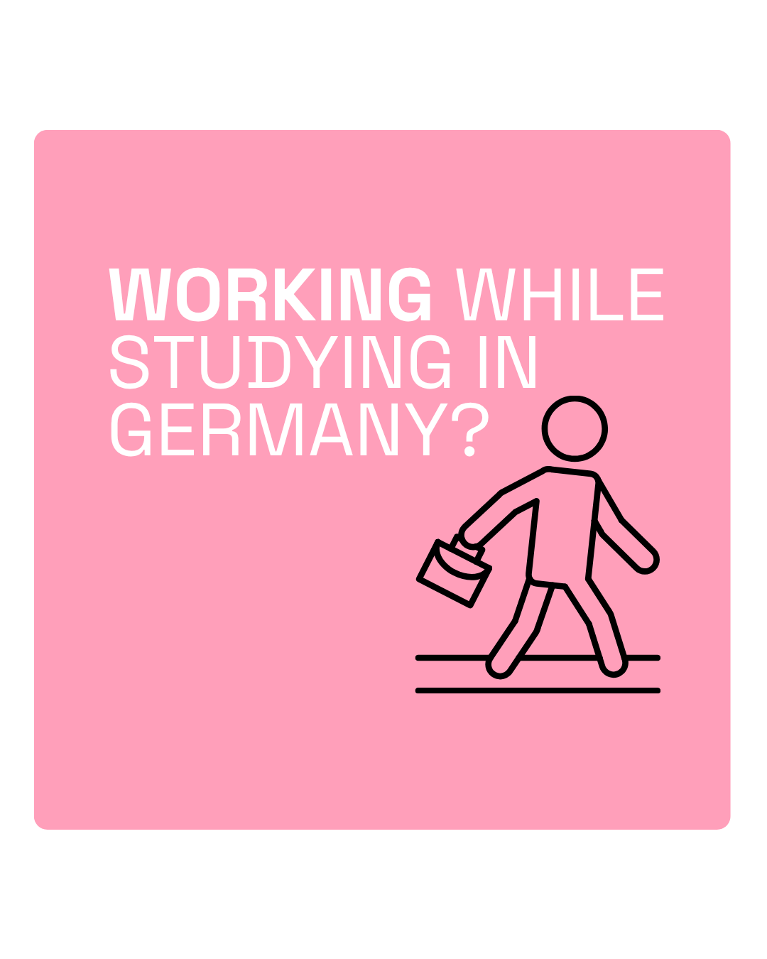 Working while studying as an international student – online-session on April 20!