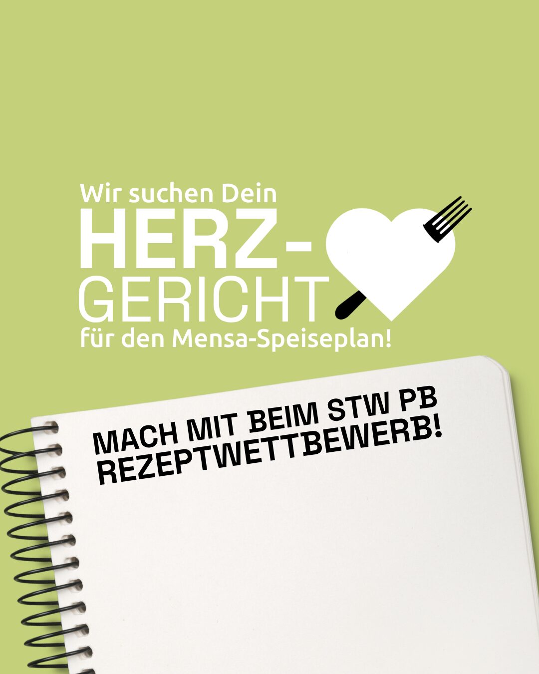 Wir suchen Dein HerzGericht für den Mensa-Speiseplan!